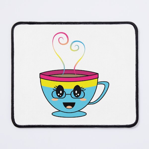 Item preview, Equalitea Pansexual Flag Pride w/ lashes and glasses designed and sold by qteapiecastle.