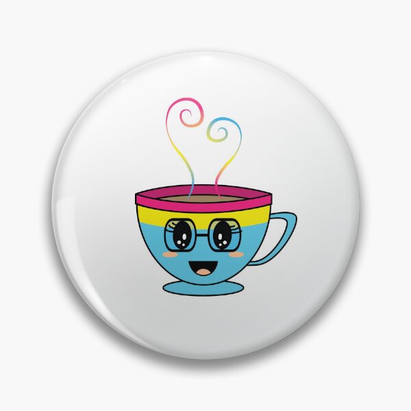 Item preview, Equalitea Pansexual Flag Pride w/ lashes and tall glasses designed and sold by qteapiecastle.