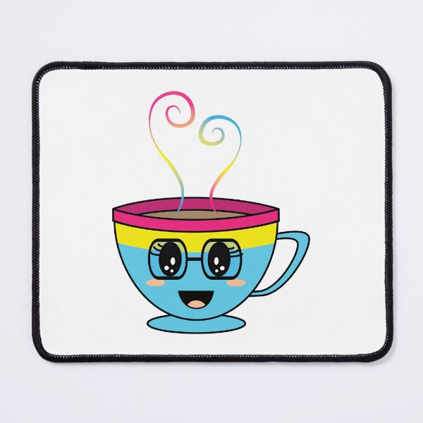 Item preview, Equalitea Pansexual Flag Pride w/ lashes and tall glasses designed and sold by qteapiecastle.