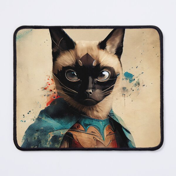 Item preview, Siamese Cat Superhero designed and sold by EmilyDayDreams.