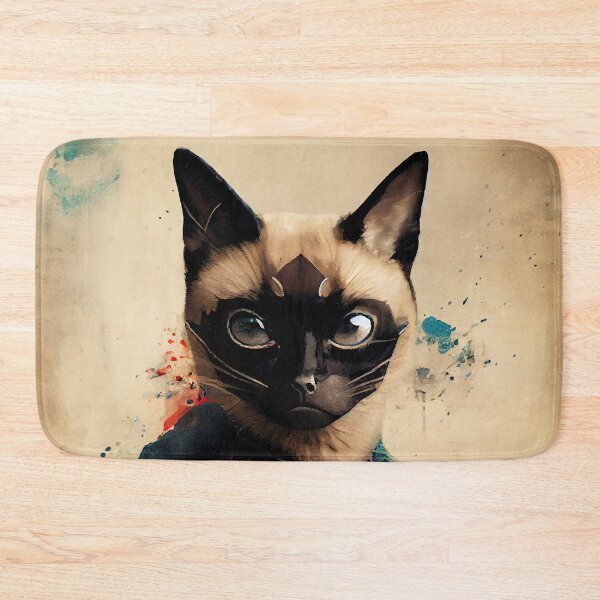 Item preview, Siamese Cat Superhero designed and sold by EmilyDayDreams.