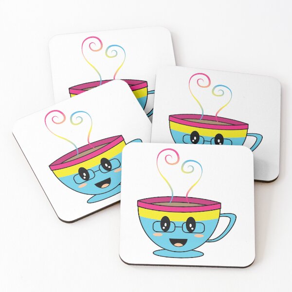 Item preview, Equalitea Pansexual Flag Pride w/ glasses designed and sold by qteapiecastle.