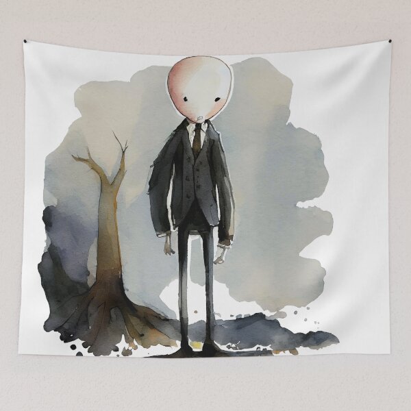 Item preview, Cute Horror Icon Slenderman designed and sold by artsyindc.