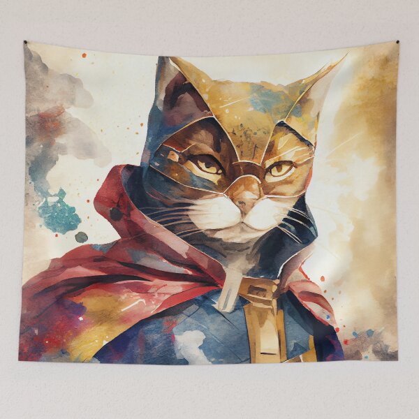 Item preview, Tabby Cat Superhero designed and sold by EmilyDayDreams.