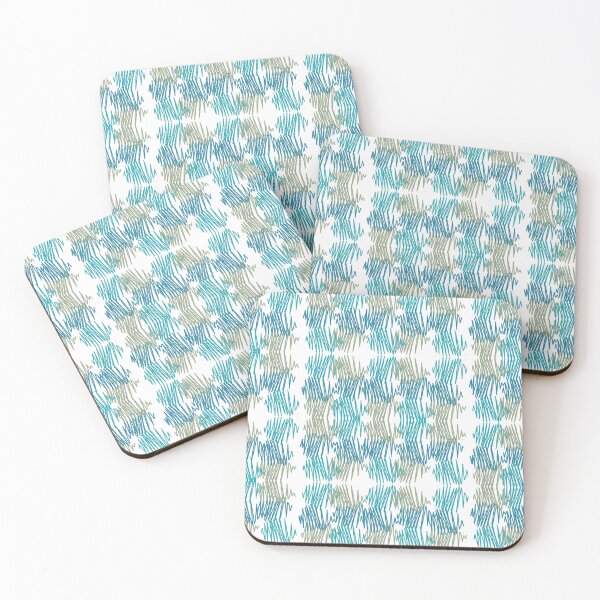 Item preview, Yellow Blue Tones Overlapping Pattern designed and sold by awsomepatterns.