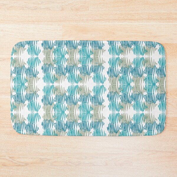 Artikelvorschau, Yellow Blue Tones Overlapping Pattern entworfen und verkauft von awsomepatterns.
