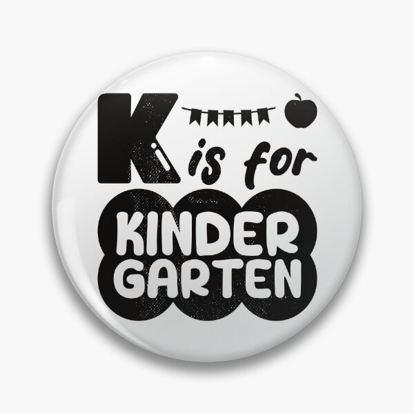 Item preview, K is for Kindergarten, Funny gift for teachers and kindergarten students designed and sold by DADA635.