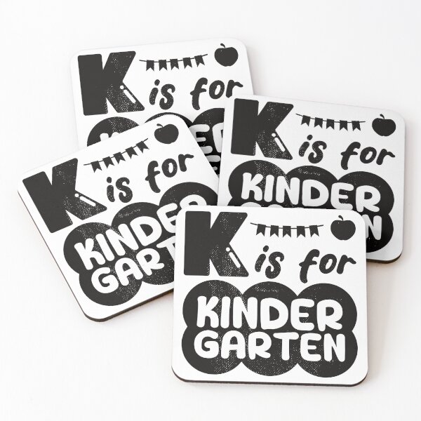 Item preview, K is for Kindergarten, Funny gift for teachers and kindergarten students designed and sold by DADA635.
