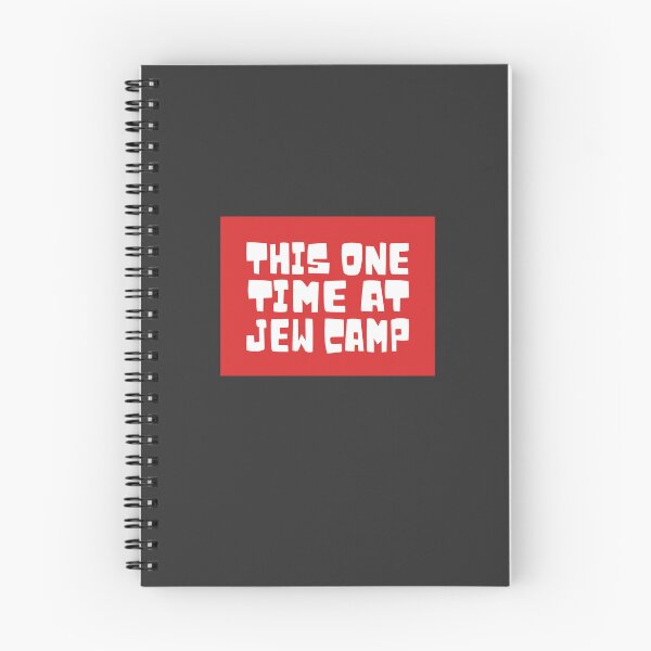 Item preview, This One Time At Jew Camp Parody Sticker designed and sold by MorahFish.