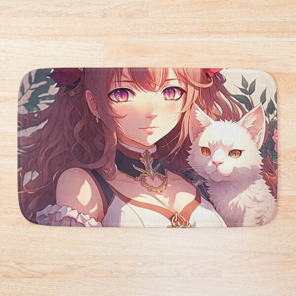Item preview, "The Spell Weaver's Companion: A Stunning Portrait of a Female Wizard and Her Cat" designed and sold by PJGartui.