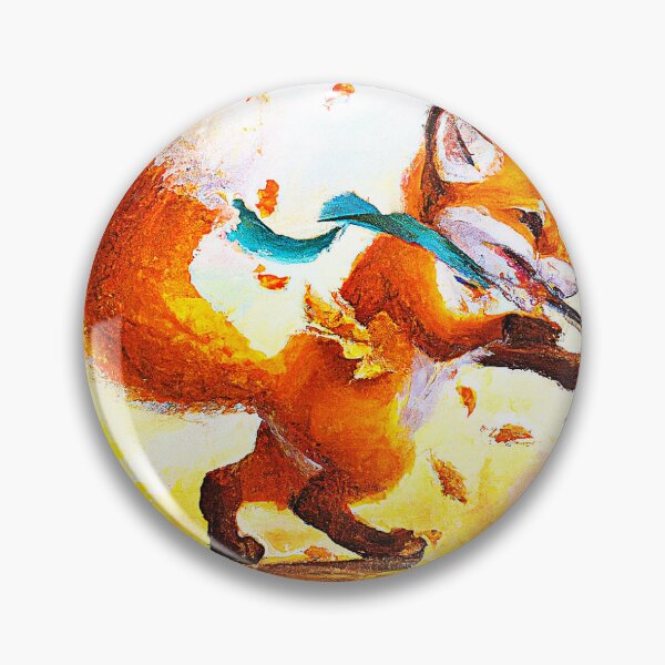Item preview, Cute Red Fox in Fall Season Painting. Buy Now designed and sold by Health And Fitness Posts e-Store.