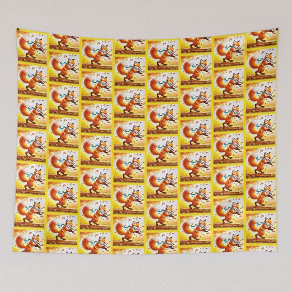 Item preview, Cute Red Fox in Fall Season Painting. Buy Now designed and sold by Health And Fitness Posts e-Store.