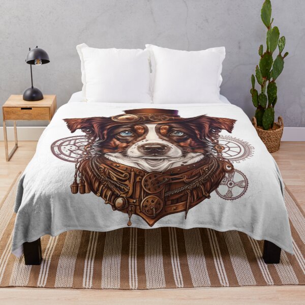 Item preview, Border collie steampunk dog illustration designed and sold by Gerald Waters.