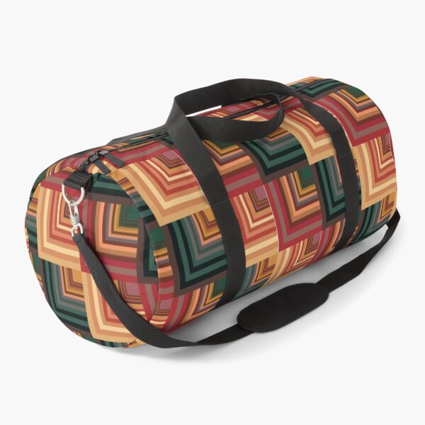 Item preview, Geometric abstract print with colored squares mosaic style designed and sold by Martapp.
