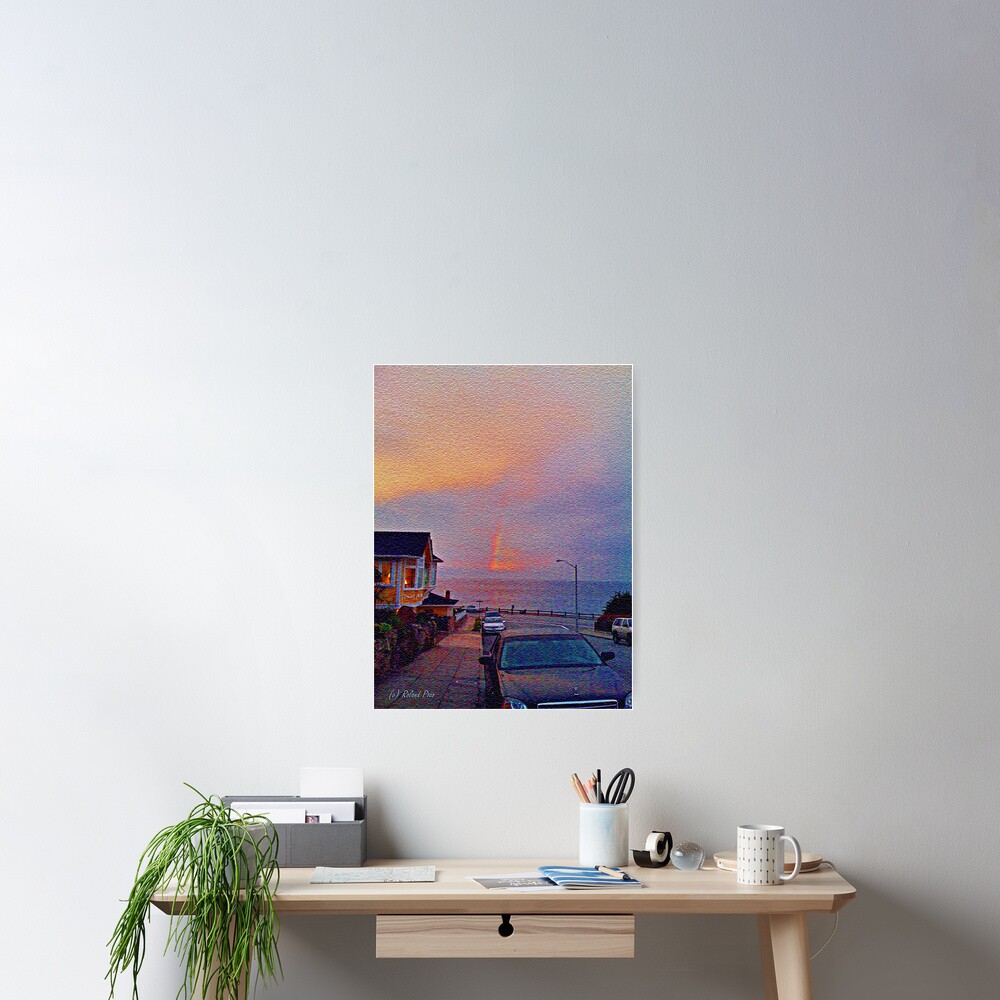 Sunrise in Pacific Grove Poster