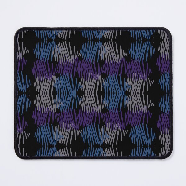 Item preview, Dark Purple Yellow Blue Tones Overlapping Pattern designed and sold by awsomepatterns.