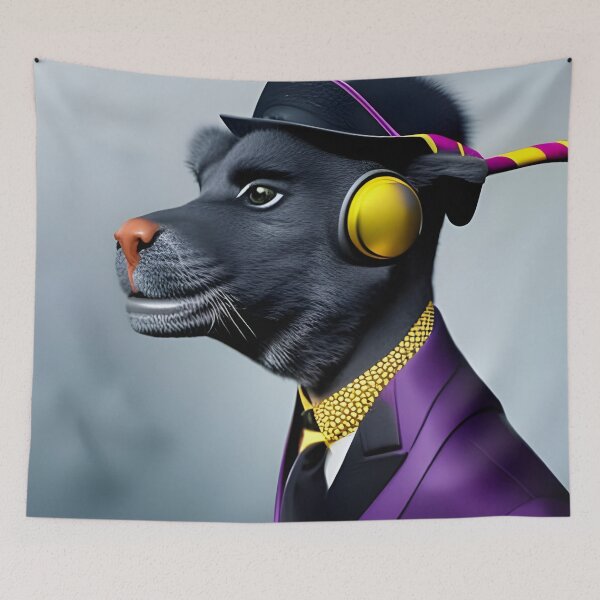 Item preview, Animals in Clothes, Pet Portrait, Animal in Suit, Animal Head Human Body designed and sold by artmanikin.