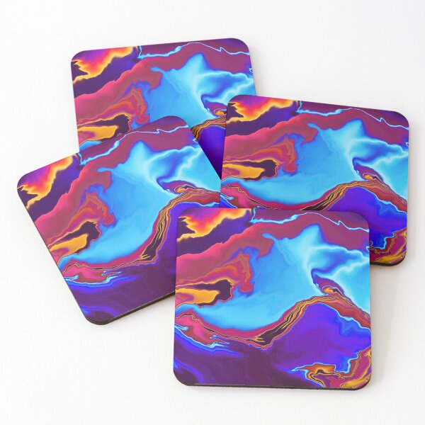 Item preview, Blue Red Orange Swirl designed and sold by designs-by-ann.