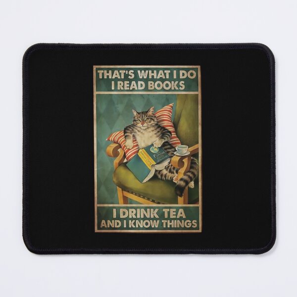 Item preview, read books drink tea know things designed and sold by Handrixx.