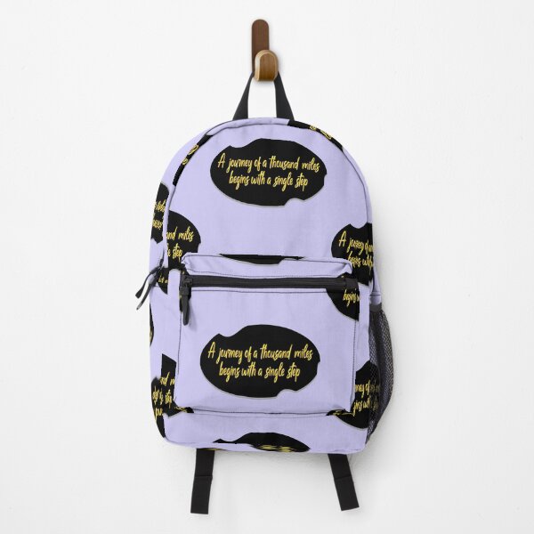 Item preview, A journey of a thousand miles begins with a single step, Motivational quotes, positive words and inspirational sayings for encouraging to do the best in your life. designed and sold by Quotesgallery.