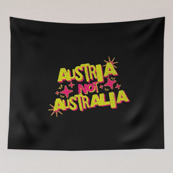 Item preview, Austria Not Australia  designed and sold by CandyDroidMerch.