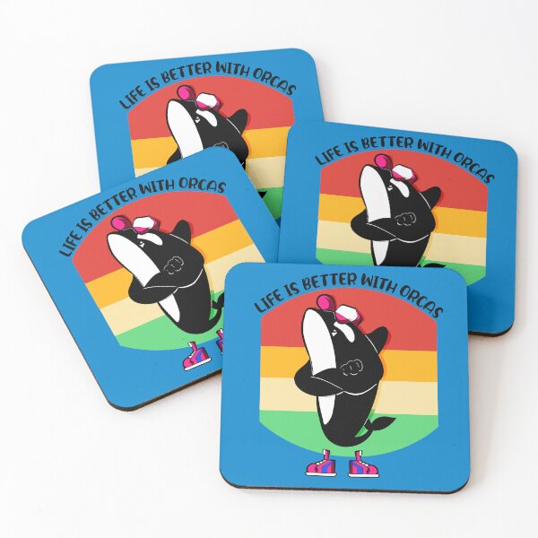 Item preview, Life Is Better With Orcas  designed and sold by ArtByNabes.