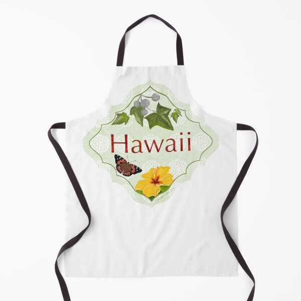 Item preview, Hawaii Motif Illustration for Travelers US State Collection HI Pua Aloalo Kukui tree designed and sold by JourneyHomeMade.