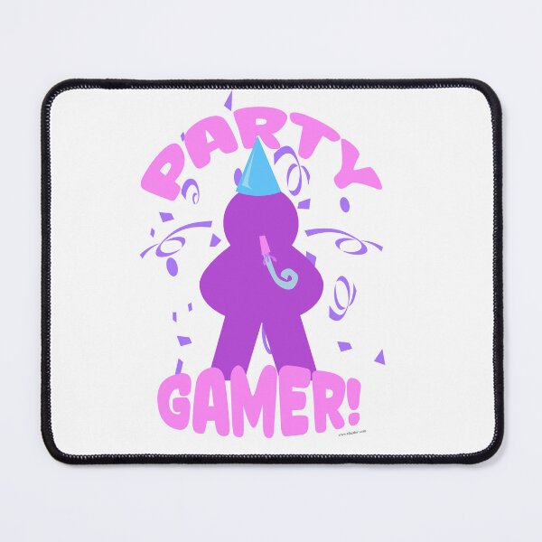 Item preview, Party Gamer Fun Meeple Boardgame Slogan designed and sold by mytshirtfort.