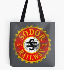 Sodor Railway Logo - Distressed Tote Bag