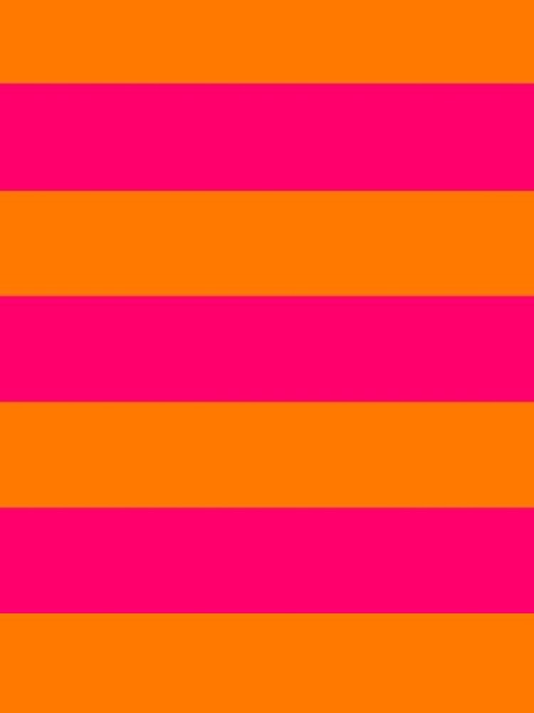 Motif orange and pink  Scarf