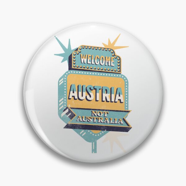 Item preview, Austria Not Australia  designed and sold by CandyDroidMerch.