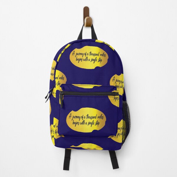 Item preview, A journey of a thousand miles begins with a single step, Motivational quotes, positive words and inspirational sayings for encouraging to do the best in your life. designed and sold by Quotesgallery.
