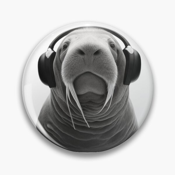 Item preview, Music loving walrus designed and sold by thefinchington.