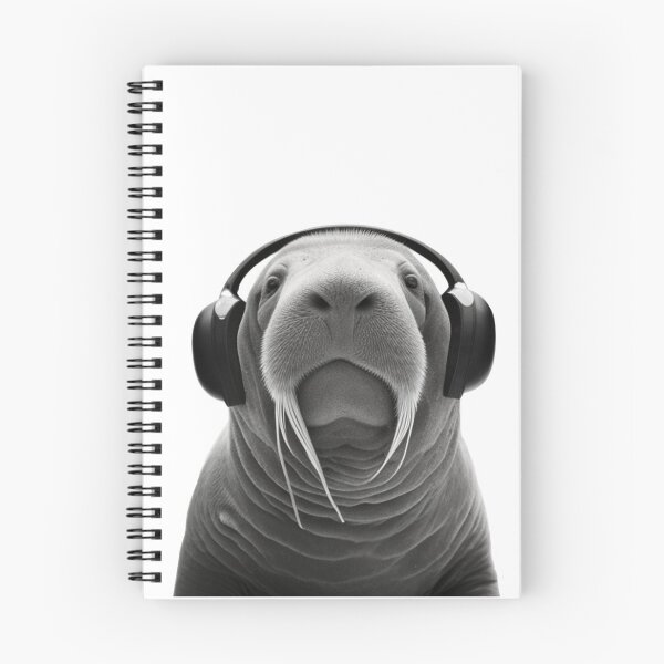 Item preview, Music loving walrus designed and sold by thefinchington.