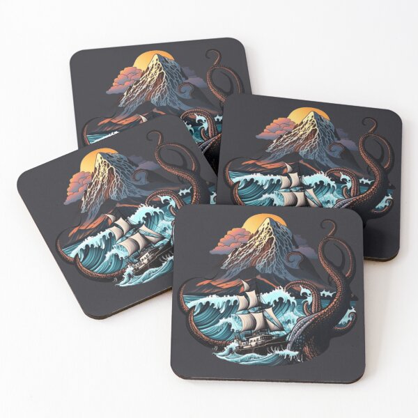 Item preview, mythical sea creatures designed and sold by via-colab.