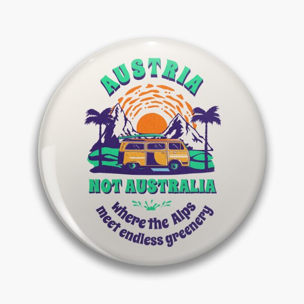 Item preview, Austria Not Australia  designed and sold by CandyDroidMerch.