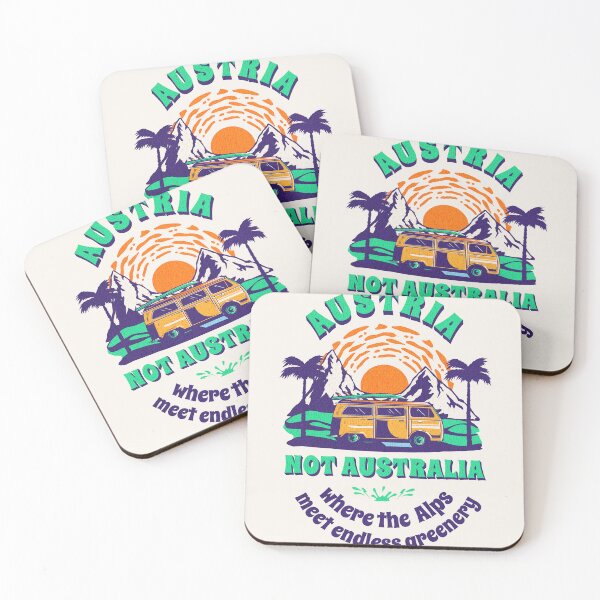 Item preview, Austria Not Australia  designed and sold by CandyDroidMerch.