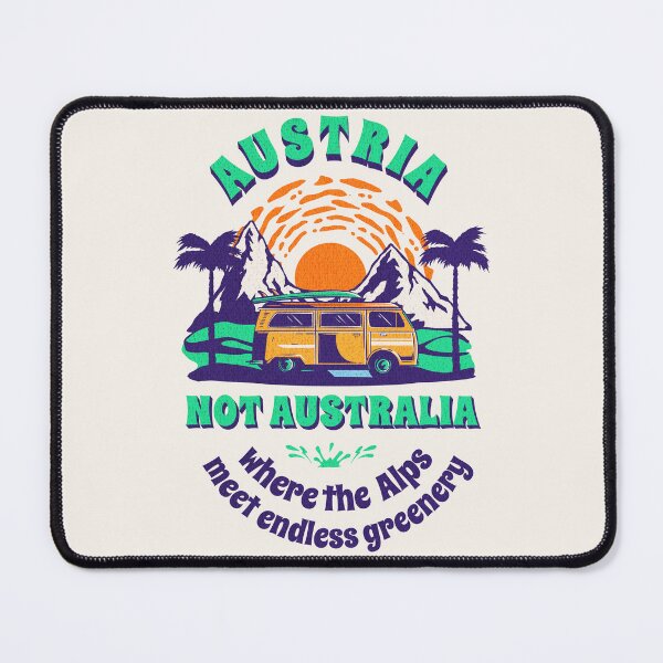 Item preview, Austria Not Australia designed and sold by CandyDroidMerch.