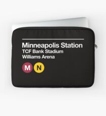 Minneapolis (Univ. of Minnesota) Sports Venue Subway Sign Laptop Sleeve