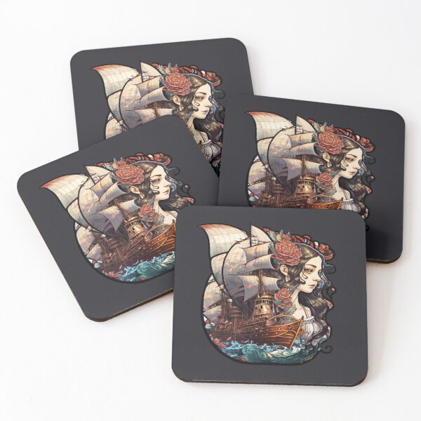 Item preview, mythical sea creatures designed and sold by via-colab.