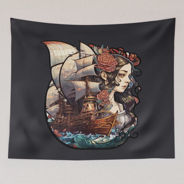 Item preview, mythical sea creatures designed and sold by via-colab.
