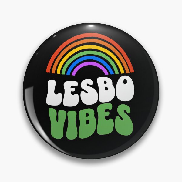 Item preview, Lesbo Vibes Lesbian LGBTQ Rainbow Pride  designed and sold by weirdrelatives.
