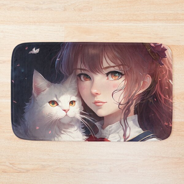 Item preview, "Mystical Unity: A Fantasy Female Wizard and Her Trusty Cat Sidekick" designed and sold by PJGartui.