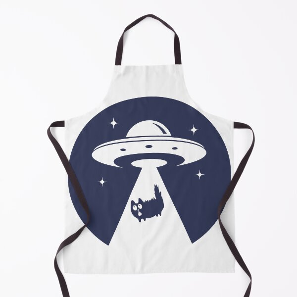 Item preview, UFO Funny Aliens Cat Scared Cat Cryptozoologist Shirt  designed and sold by caileag.