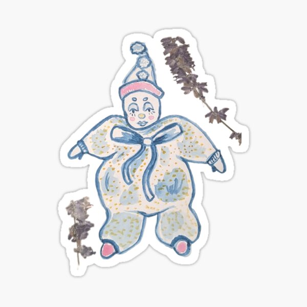 Item preview, clown and lavender designed and sold by Emma Ecker.
