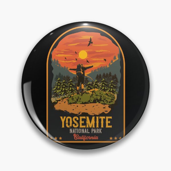 Item preview, Hiking Yosemite National Park California designed and sold by HomeCoquette.