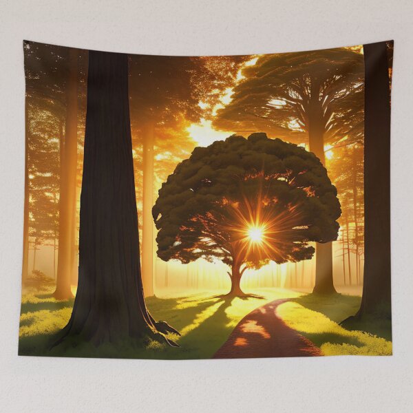 Item preview, A Symphony of Leaves and Birds: The Majestic Giant Tree designed and sold by D3monic.