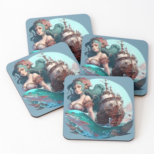 Item preview, mythical sea creatures designed and sold by via-colab.