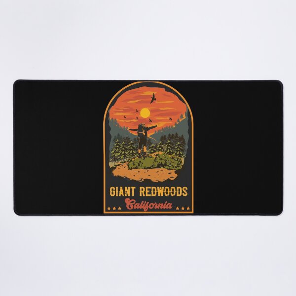 Item preview, Hiking Giant Redwoods California  designed and sold by HomeCoquette.