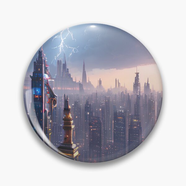 Artikelvorschau, A Vision of the Future: A Clean and Bright Floating City in the Sky entworfen und verkauft von D3monic.
